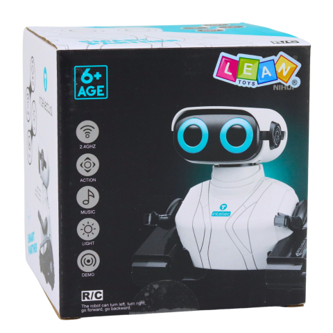 Robot cu telecomanda inteligent pe senile cu muzica si lumini, 6 ani+ [5]