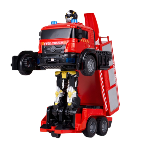 Robot cu telecomanda Masina de pompieri 2 in 1 cu apa si lumini, 6 ani+ [1]