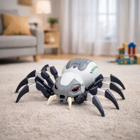 Robot cu telecomanda Paianjen Gigant cu efect de fum si lumini, 8 ani+ [2]