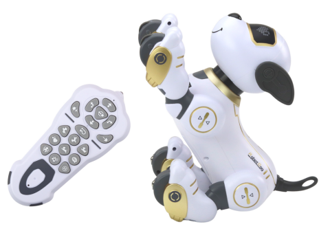 Robot interactiv Caine cu telecomanda, dans si comenzi, auriu, 3 ani+ [2]