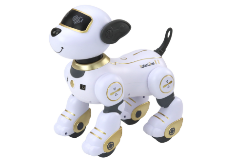 Robot interactiv Caine cu telecomanda, dans si comenzi, auriu, 3 ani+ [1]