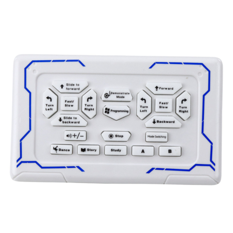 Robot interactiv telecomandat RC 16 functii lumini sunete albastru [2]