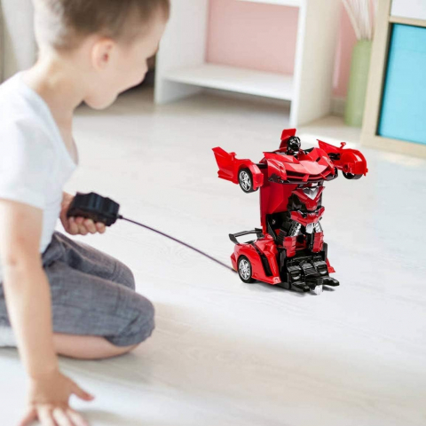 Masinuta robot 2in1 cu led si telecomanda [2]