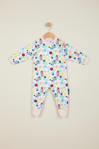 Salopeta Body Minnie Mouse din bumbac MULTICOLOR [3]