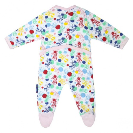 Salopeta Body Minnie Mouse din bumbac MULTICOLOR [2]