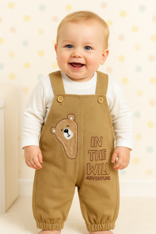 Salopete baieti - Salopeta cu bluzita pentru Bebelusi Ursulet – Koala