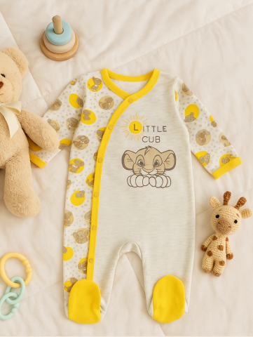 Salopetă Disney The Lion King – 100% Bumbac, Imprimeu Leu [1]