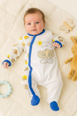 Salopete body-uri - Salopetă Disney The Lion King – 100% Bumbac, Imprimeu Leu