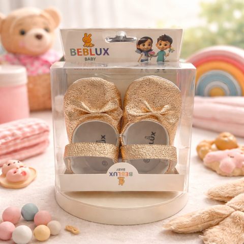 Sandale fetite BEBLUX auriu glitter funda [3]