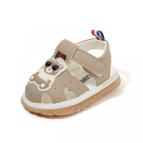 Sandalute CREM cu piuitoare - Cool bear [3]