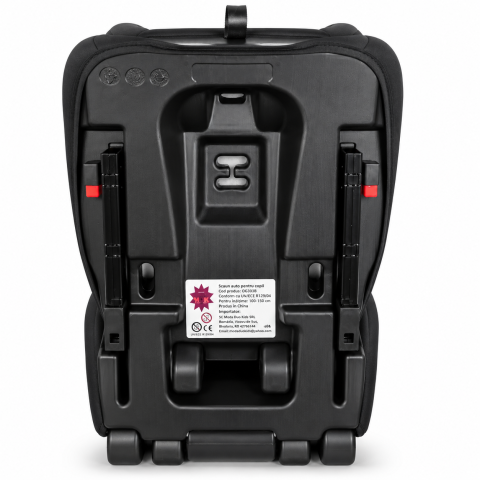 Scaun auto i-Size MDK OG303B, 100-150 cm, ISOFIX, tetiera reglabila, centura auto 3 puncte, R129/04, negru [4]