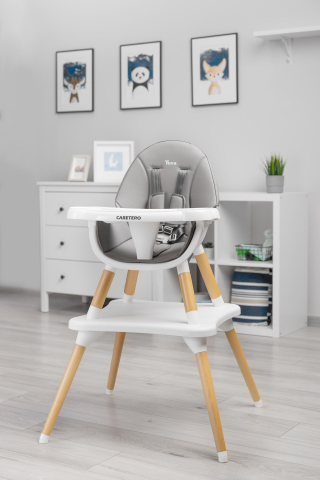 Scaun înalt transformabil copii Caretero Tuva 2 în 1 - Bebelul [1]
