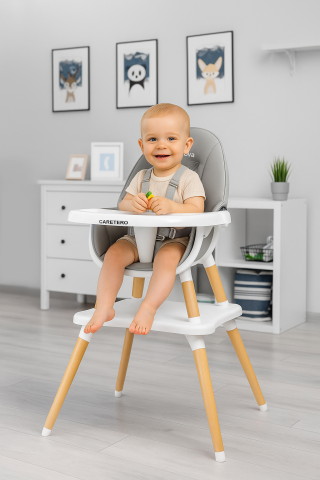 Scaun înalt transformabil copii Caretero Tuva 2 în 1 - Bebelul