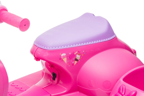 Tricicletă Electrică Scooter Ice Cream Shop JT5258 Pink [12]