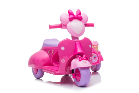 Tricicletă Electrică Scooter Ice Cream Shop JT5258 Pink [1]