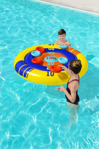 Scut gonflabil cu frisbee 140 cm Bestway 52566 pentru joaca in piscina [2]