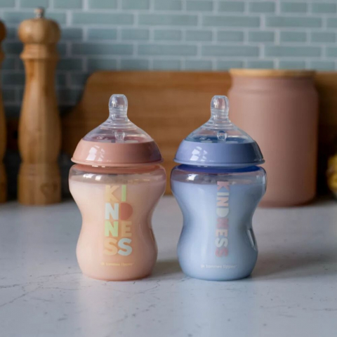 Set 2 biberoane Tommee Tippee Closer to Nature 260 ml 0m+, Kindness [1]