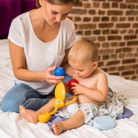 Set 3 scutece din bumbac si bambus Baby Ono, GRI 397/02 [5]