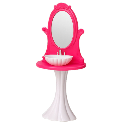 Set Baie pentru Papusi: Cada, Toaleta, Lavoar cu Oglinda [2]