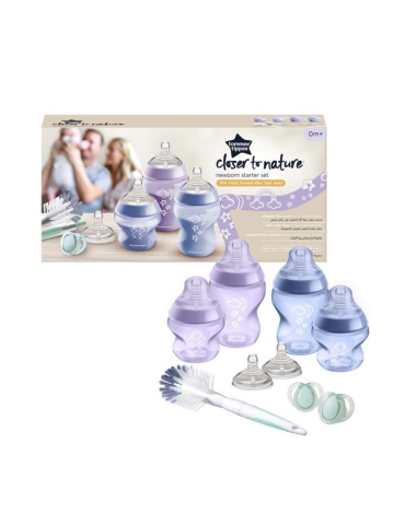 Biberoane - Set biberoane Tommee Tippee Closer to Nature, 0m+, anti-colici, fără BPA