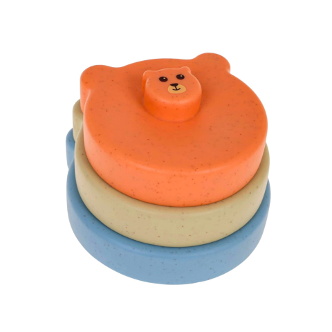 Set blocuri senzoriale moi educationale ECO animale cauciuc 18 piese [4]