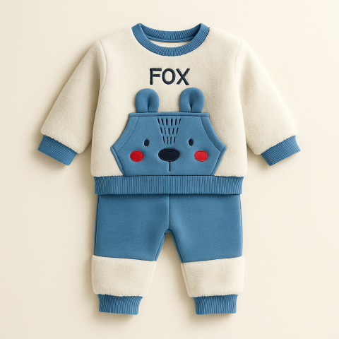 Set bluzita si pantaloni Gules - Vulpe – 80% bumbac [1]