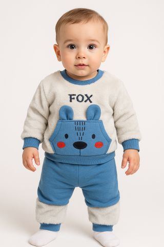 Set bluzita si pantaloni Gules - Vulpe – 80% bumbac [2]