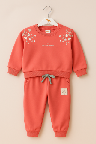 Set bluzita si pantaloni WOW pentru fete Corai [1]