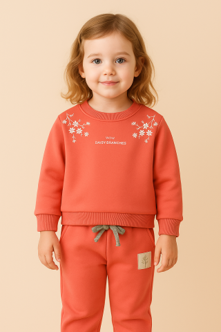 Set bluzita si pantaloni WOW pentru fete Corai [2]