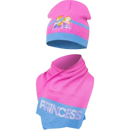 Ofertele momentului - Set caciula si fular, cu licenta Disney Princess