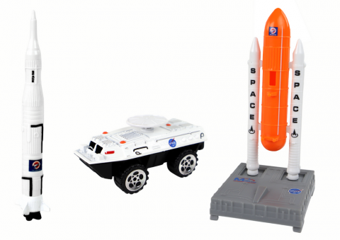 Set jucarii spatiale cosmonauti naveta si vehicule [2]