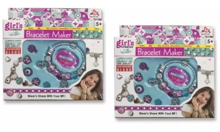 Set Creativ bratara cu 18 charmuri pentru fetite [4]