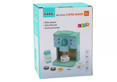 Set de cafetiere din lemn, electrocasnice, cești, lapte [3]