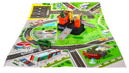 Set de joaca cu parcare, 22 piese, MULTICOLOR [5]