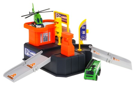 Set de joaca cu parcare, 22 piese, MULTICOLOR [3]
