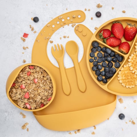Set Diversificare, AppeKids, 100% Silicon, Classic - GALBEN [2]