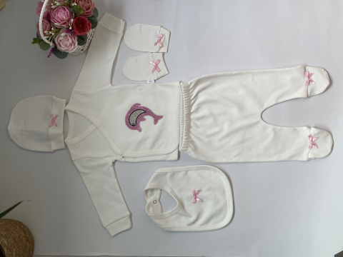 Set fetite 5 piese UKO baby nou nascuti [2]