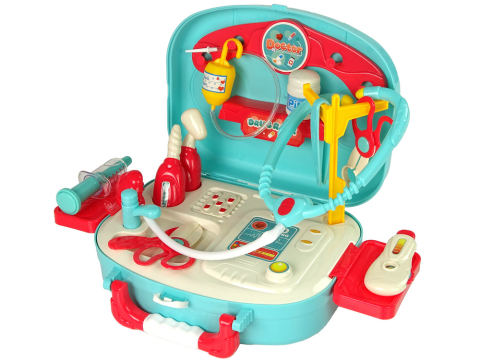 Set mic doctor valiza turcoaz stetoscop foarfeca [2]