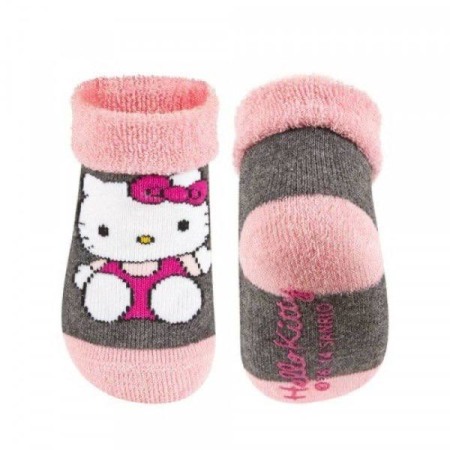 Șosete Bebeluși Hello Kitty cu ABS – Colorate și Antiderapante [1]
