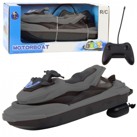 Vehicule si jucarii R/C - Skijet RC 1:42 GRI – Vehicul Acvatic cu Telecomanda, Viteza 30 km/h