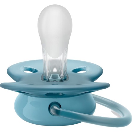 Suzeta PHILIPS AVENT Ultra Soft, 6-18 luni, 2 buc, GRI-Albastru [7]