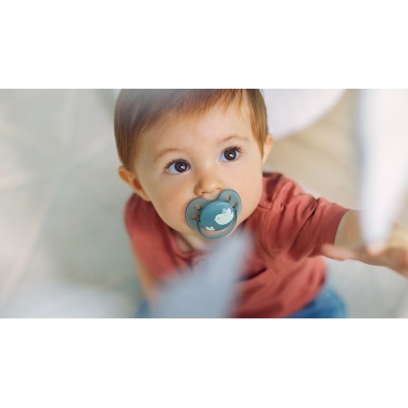 Suzeta PHILIPS AVENT Ultra Soft, 6-18 luni, 2 buc, GRI-Albastru [2]