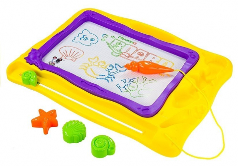 Tabla magnetica copii desen stampile fundal colorat Bebelul [3]