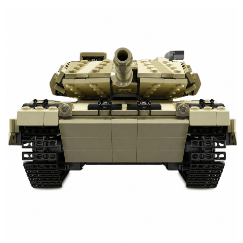 Tanc cu telecomanda Leopard din 1100 piese tip Lego, 8 ani+ [4]