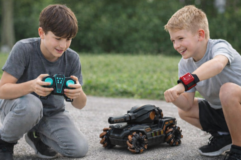 Tanc RC Tank Fight - Water Bomb, 360° si Control Gesturi [3]