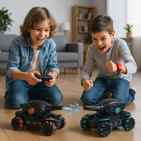 Tancuri R/C - Tanc RC Tank Fight – Water Bomb, 360° si Control Gesturi