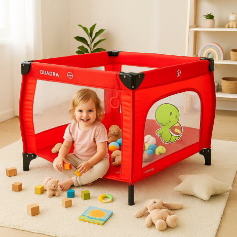 Camera Bebelusului - Tarc de joaca Caretero Quadra - Pliabil