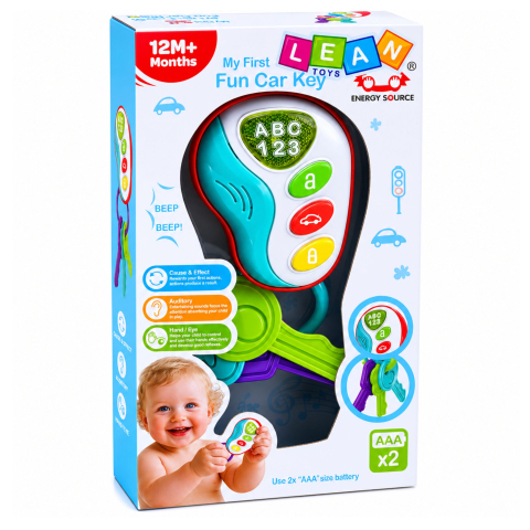 Telecomanda interactiva cu chei pentru bebelusi, 1 an+ [5]