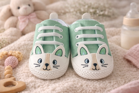 Tenisi - Tenisi bebelusi pisicuta verde talpa alba Leoncino