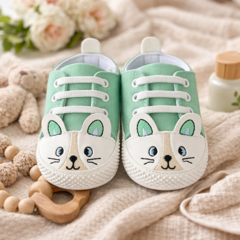 Tenisi - Tenisi bebelusi pisicuta verde talpa alba Leoncino